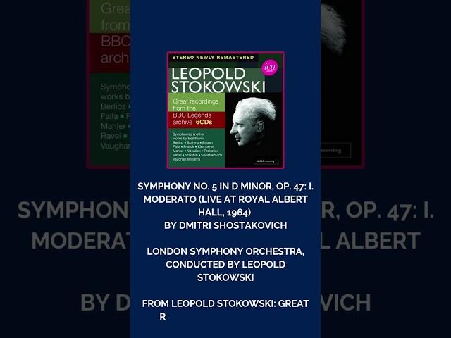 Vintage Prom – Day 29: Shostakovich’s Fifth with Leopold Stokowski