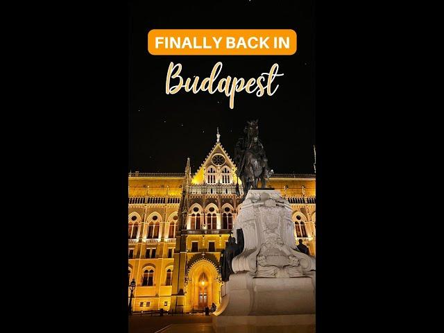 Budapest at night is truly unmatched  #shorts