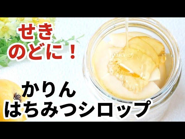 【せき、のどに】風邪の予防に！かりんはちみつシロップ　薬膳