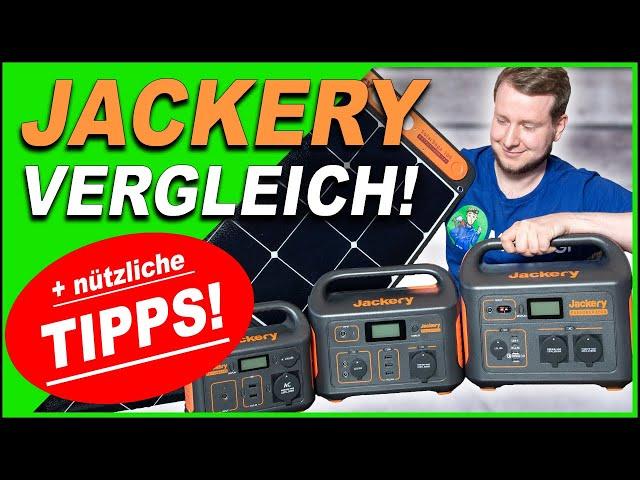 3 POWERSTATIONEN im VERGLEICH! Welche ist die RICHTIGE für DICH? Jackery Explorer 240 | 500 | 1000