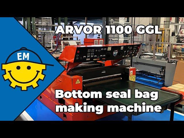 Arvor 1100 GGL | Bottom seal bag making machine