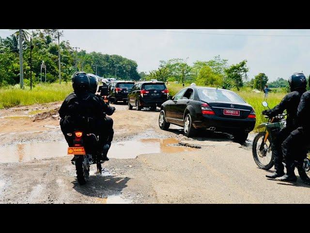 Presiden Jokowi Cek Langsung Jalan Rusak di Lampung Selatan, 5 Mei 2023