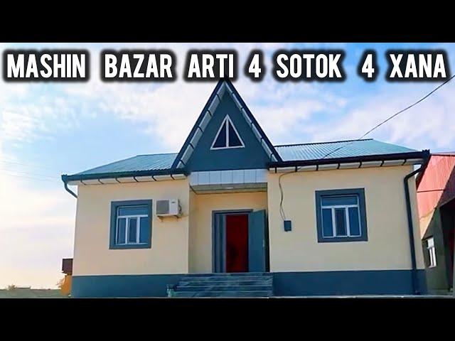 Mashin bazar arti Kanal boyi 4 sotok 4 xana 399 mln kelisimli. 90-662-06-02 ; 99-787-24-22