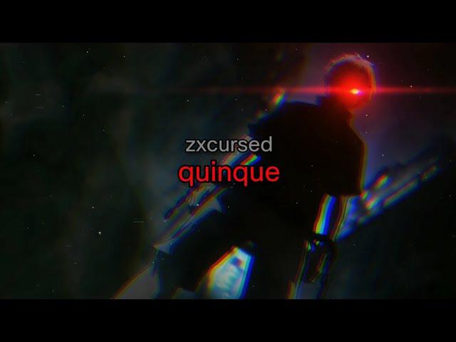 zxcursed - quinque (lyrics/текст песни)