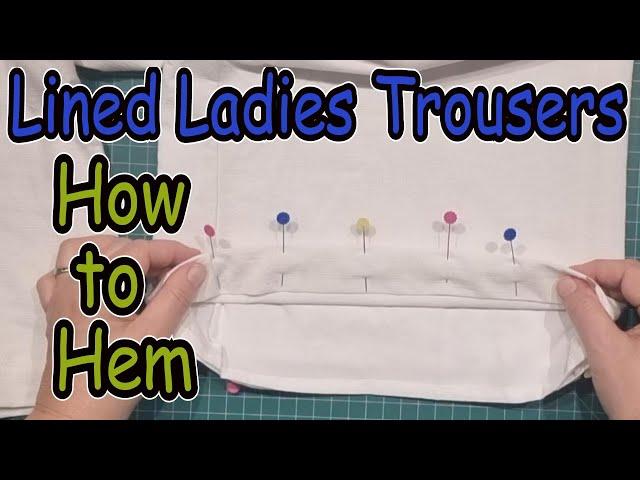 how to hem wide leg lined ladies trousers Pricing your alterations service