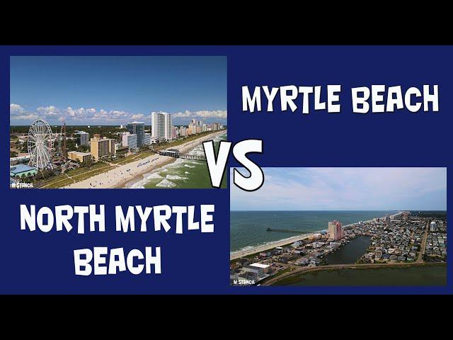 Myrtle Beach vs North Myrtle Beach 4K / Which one is better??  (DJI Mavic Air 2 Drone Footage)