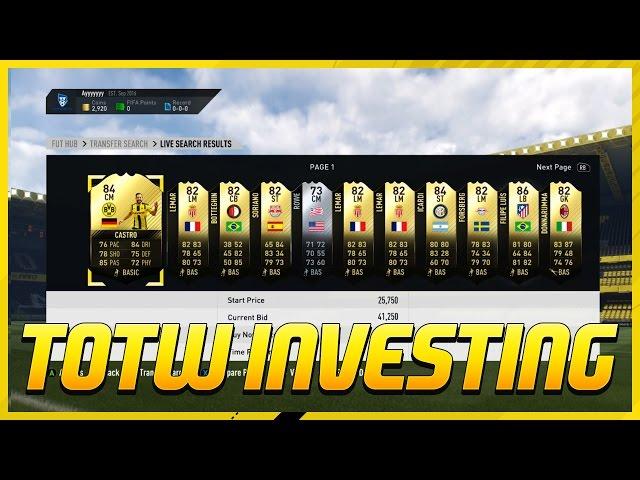 FIFA 17 - MAKE 100K EASY - TOTW INVESTMENTS