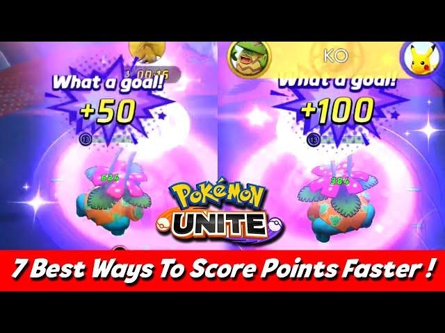 7 Fastest Ways To Score Points In Pokemon Unite (Tips and Tricks) !