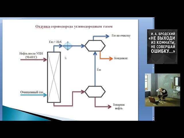 Удаление сероводорода и меркаптанов из нефти