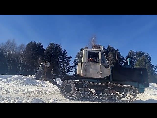 очистка снега на т-150