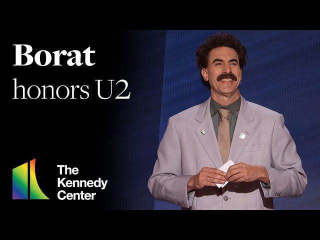 Borat honors U2 | 45th Kennedy Center Honors