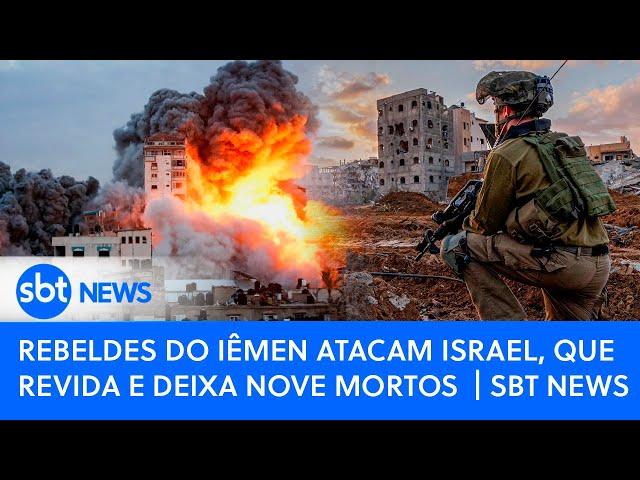 Rebeldes do Iêmen atacam Israel, que revida e deixa nove mortos  | SBT News