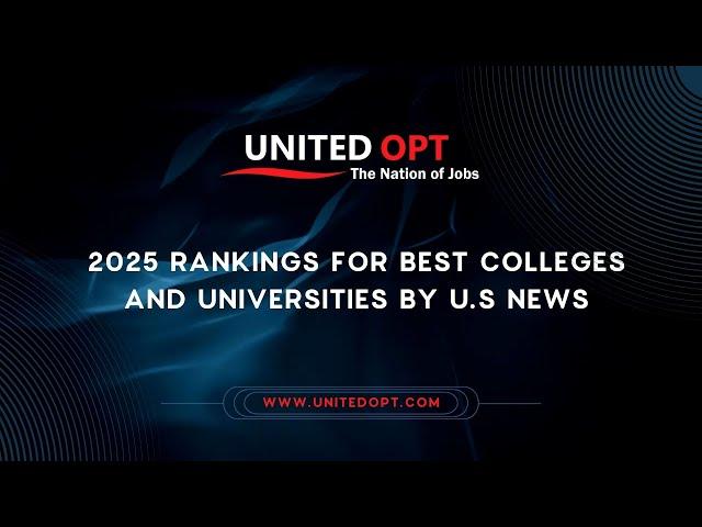 Best Colleges and Universities in the U.S | International Students | United OPT