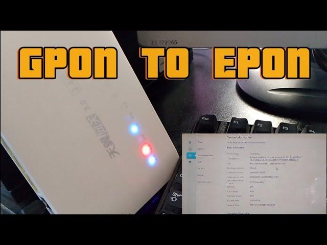 Huawei 8145C5 ONT How to Convert  GPON to EPON Firmware | #speedexFiber