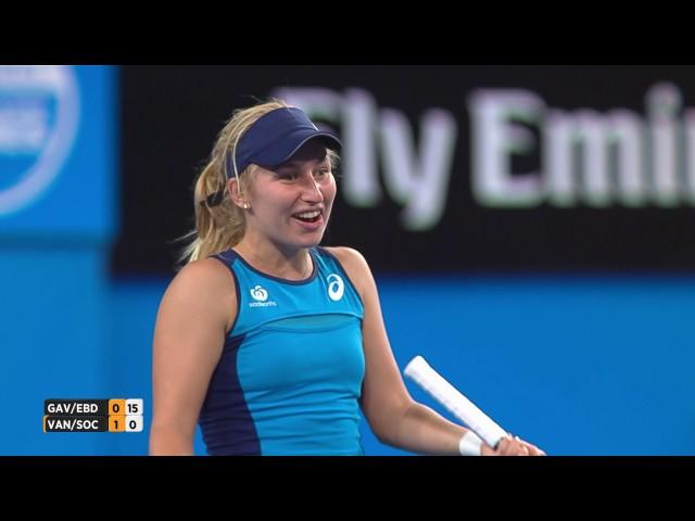 Dasha socks it to Jack - Mastercard Hopman Cup