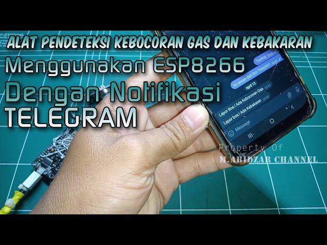 Alat Pendeteksi Kebocoran Gas dan Kebakaran Menggunakan ESP8266 dengan Notifikasi Telegram