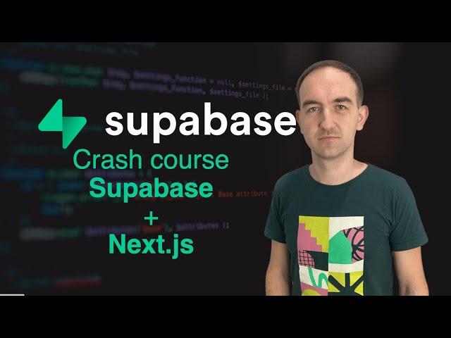 Міні курс по Supabase - платформі, яку я довго шукав. (Next.js App Router)