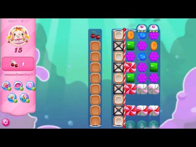 Candy Crush Saga LEVEL 4047 NO BOOSTERS (new version)