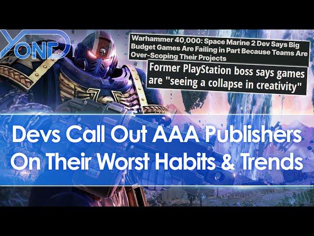 AAA publishers get called out by Warhammer Space Marine 2, Metaphor Refantazio, & PlayStation devs