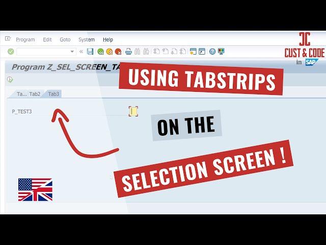 Using Tabstrips / TabControl on the Selection Screen [english]