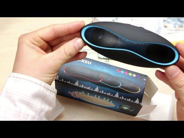 Распаковка и краткий обзор Bluetooth колонки Mini-X6