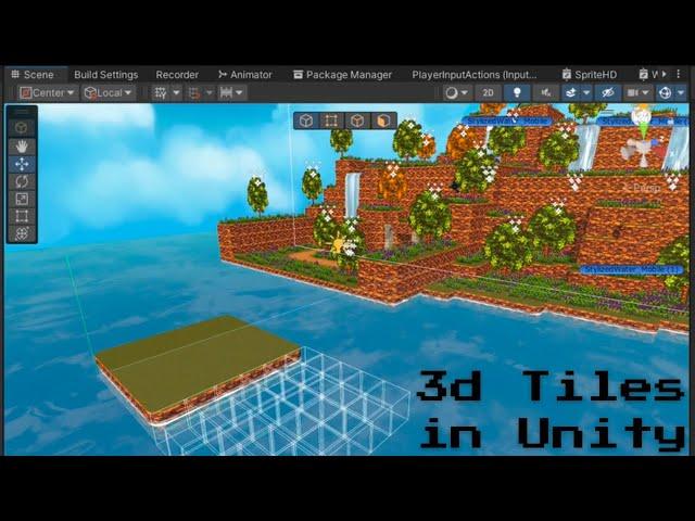 3d Tile Map Workflow in Unity in under 90 Seconds