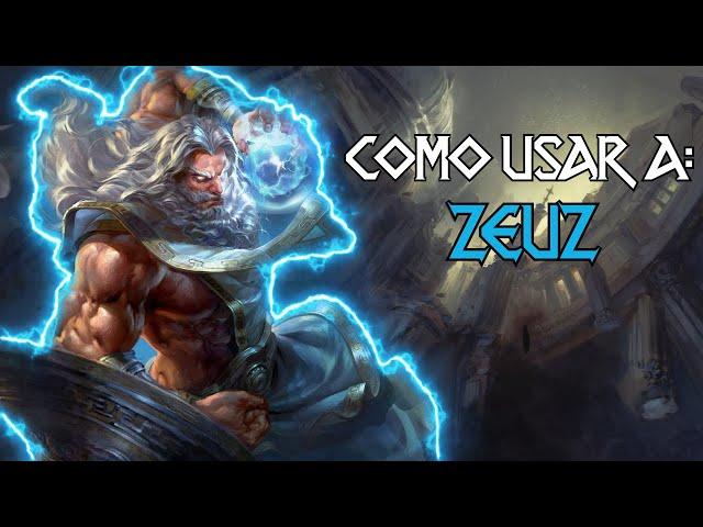 Como usar a : ZEUS - GABOSER - Smite