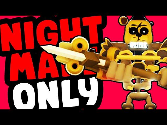 NIGHTMARE UNITS ONLY?! *INSANE* (Five Nights TD)