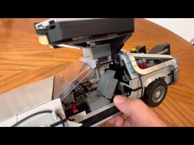 Lego Back to the Future Time Machine Set 10300 Door Commentary