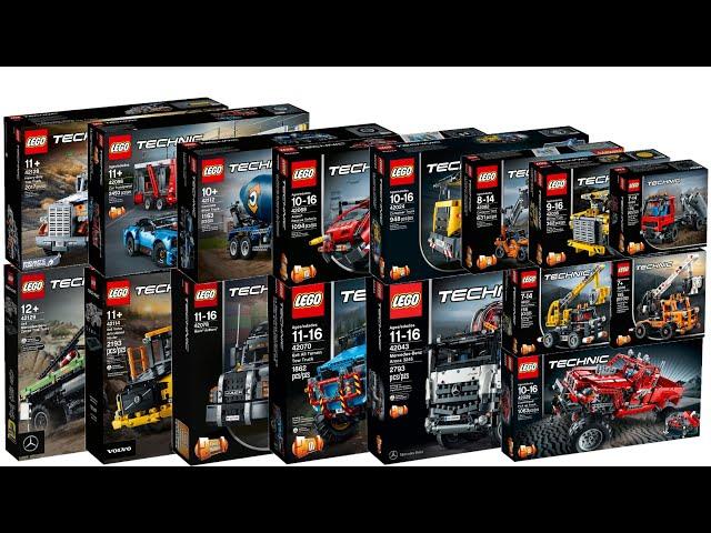 All LEGO Technic Truck sets 2014-2021 Compilation/Collection Speed Build