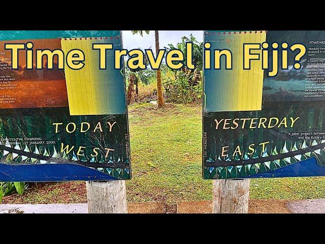 Time Travelling in Fiji - 180th Meridian Line