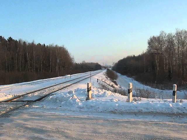 ТЭП70БС-071 с пригородным поездом Воткинск-Ижевск