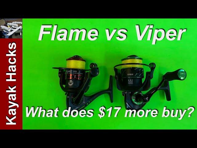 Piscifun Viper X vs Piscifun Flame - Episode 2 of 5 on the Piscifun line of Spinning Reels