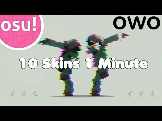 10 Osu! Skins in 1 Minute