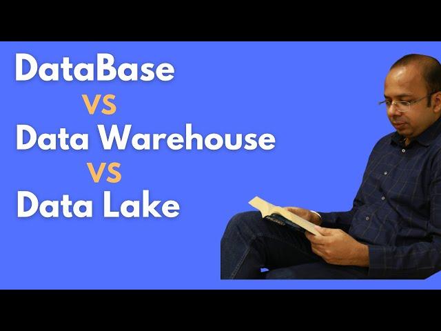 Difference between Database vs Data lake vs Warehouse