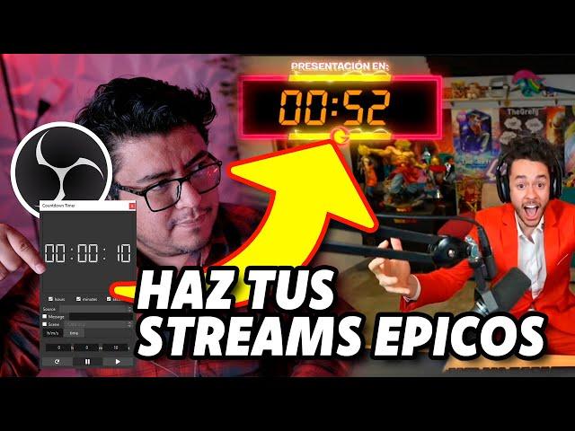 Con esto puedes hacer tus STREAMS mas EPICOS - COMO HACER CUENTA REGRESIVA THE GREFG - Angel Mendez