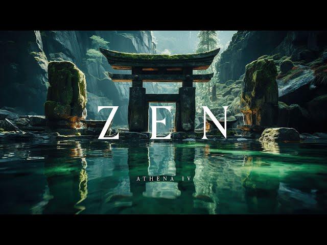 Japanese Zen Music | Jade Temple with Water, Flute and Wind Chime Sounds