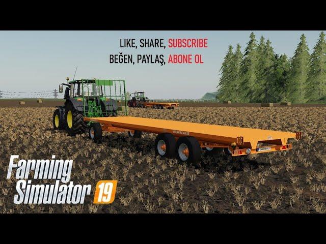 Farming Simulator 2019 Dangreville Bale Trailer Mod FS19