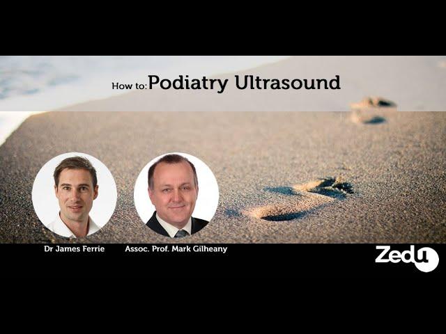 How to: Podiatry Ultrasound - FAST ankle assessment - Zedu POCUS Coaching Corner - 6 May 2021