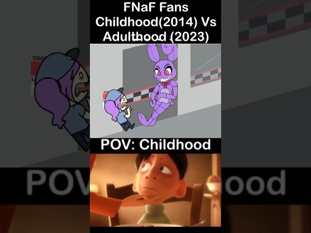 FNaF Fans 2014 Vs 2024 | FNaF Movie 2 MEME (NOT FOR KIDS)