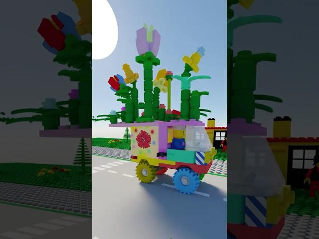 Watch This Magical LEGO Garden Come to Life #lego #legoanimation #caranimation