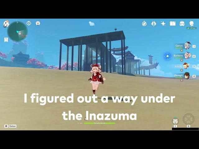 Genshin Impact Inazuma under water glitch (still working in version 5.0)