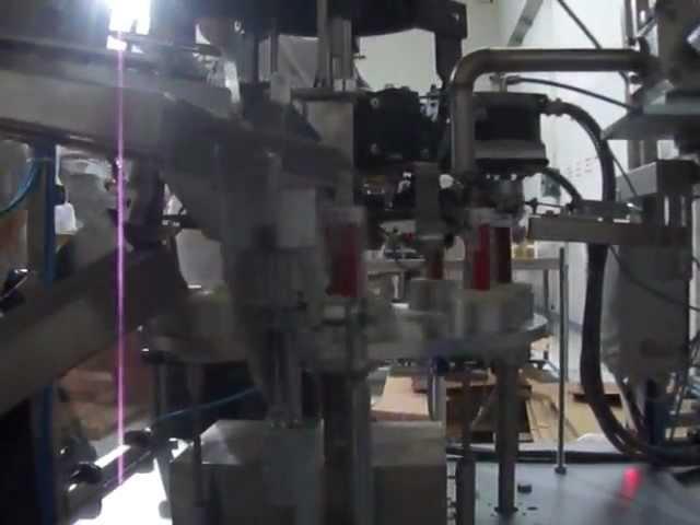 Tube filling and sealing machine chocolate