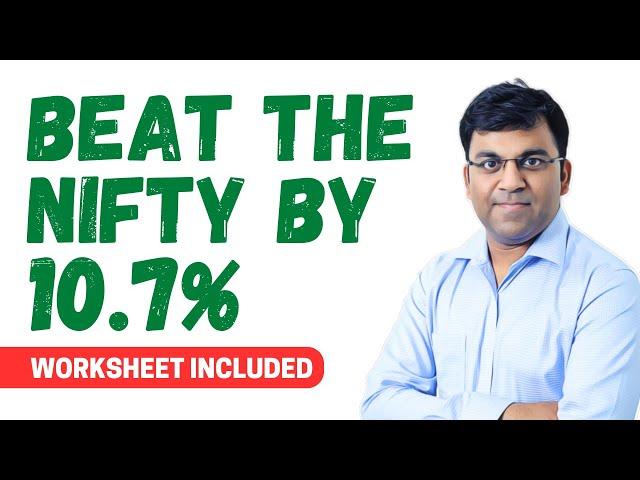 How to BEAT THE INDEX by 10% Annually over 45 Years | Trending Value Strategy on Indian Stocks