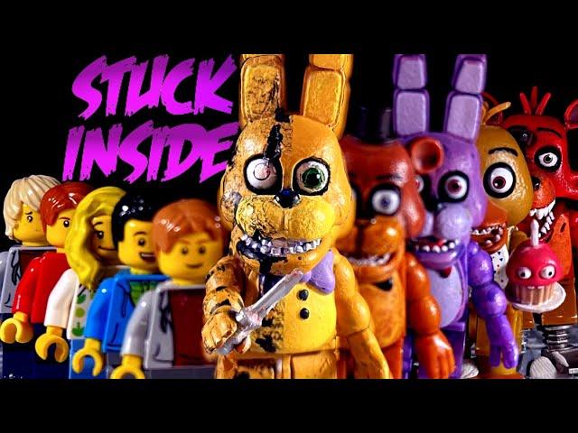 FNaF STUCK INSIDE - Music Video IN LEGO | Five Nights at Freddy's Movie Springlock Failure