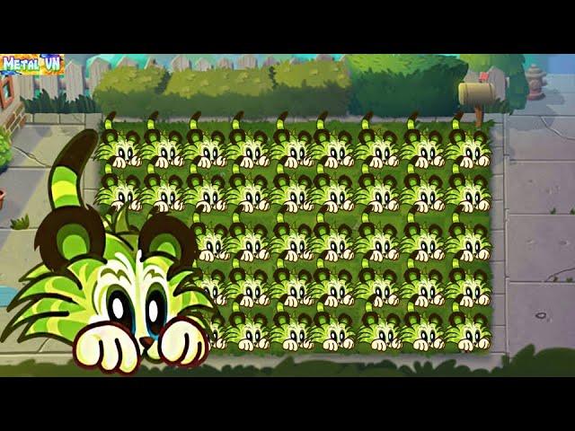 Plants vs Zombies 2 Epic  - Premium Plant Tiger Grass Max Power Up in Version 10.1.3