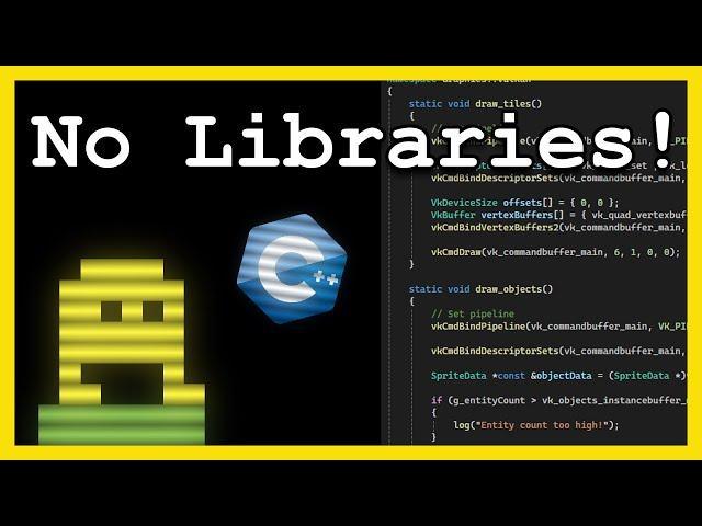Making a game from scratch in C++