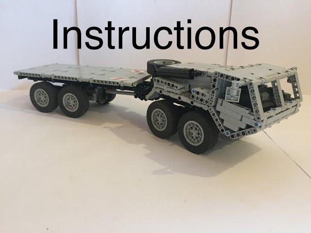 LEGO Technic Oshkosh LVS MK48/14 and MK48/15A1 Instructions