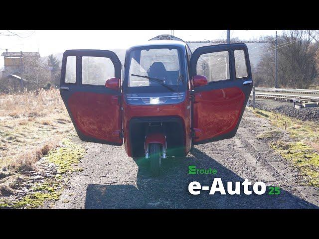 Eroute e-Auto 25 – No driving licence required – Electric cabin scooter