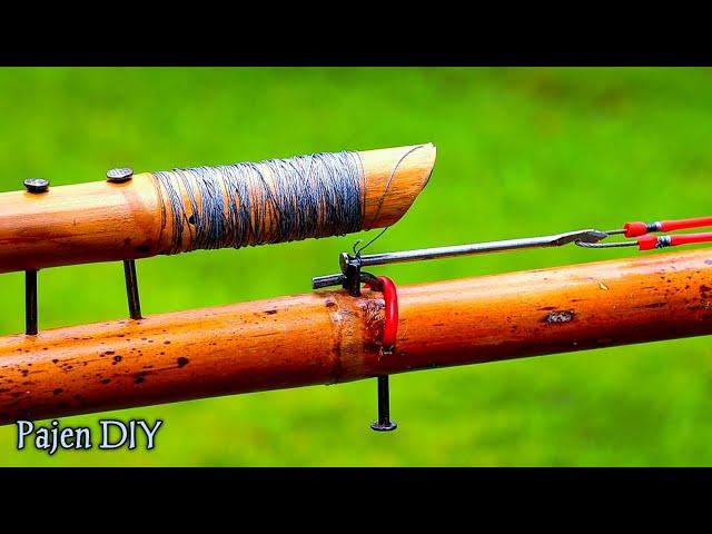 DIY Slingshot - Nail Slingshot For Fishing